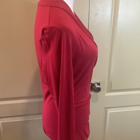 Surplice Long sleeve V-neck top M - Picture 4 of 5